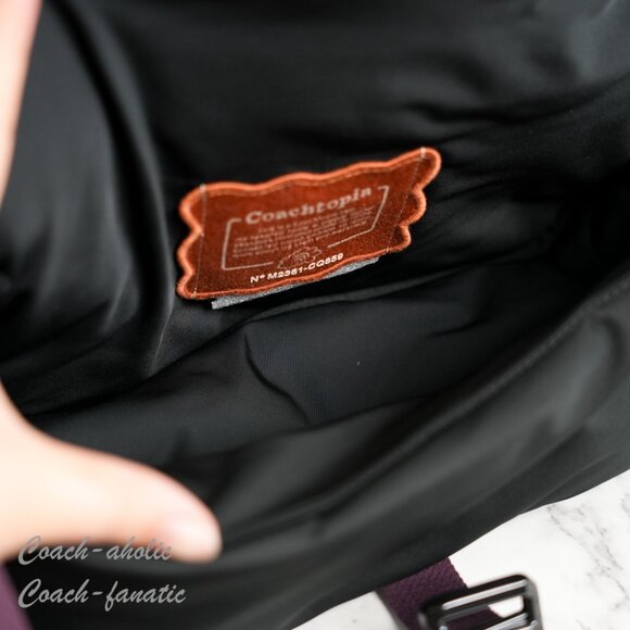 NWT Coach Coachtopia CQ859 Loop Puffy Wavy Dinky Bag in Black - Picture 16 of 16
